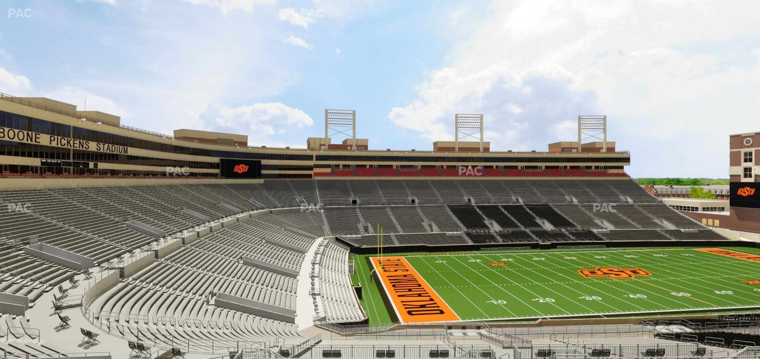 Seating view for Boone Pickens Stadium Section 212