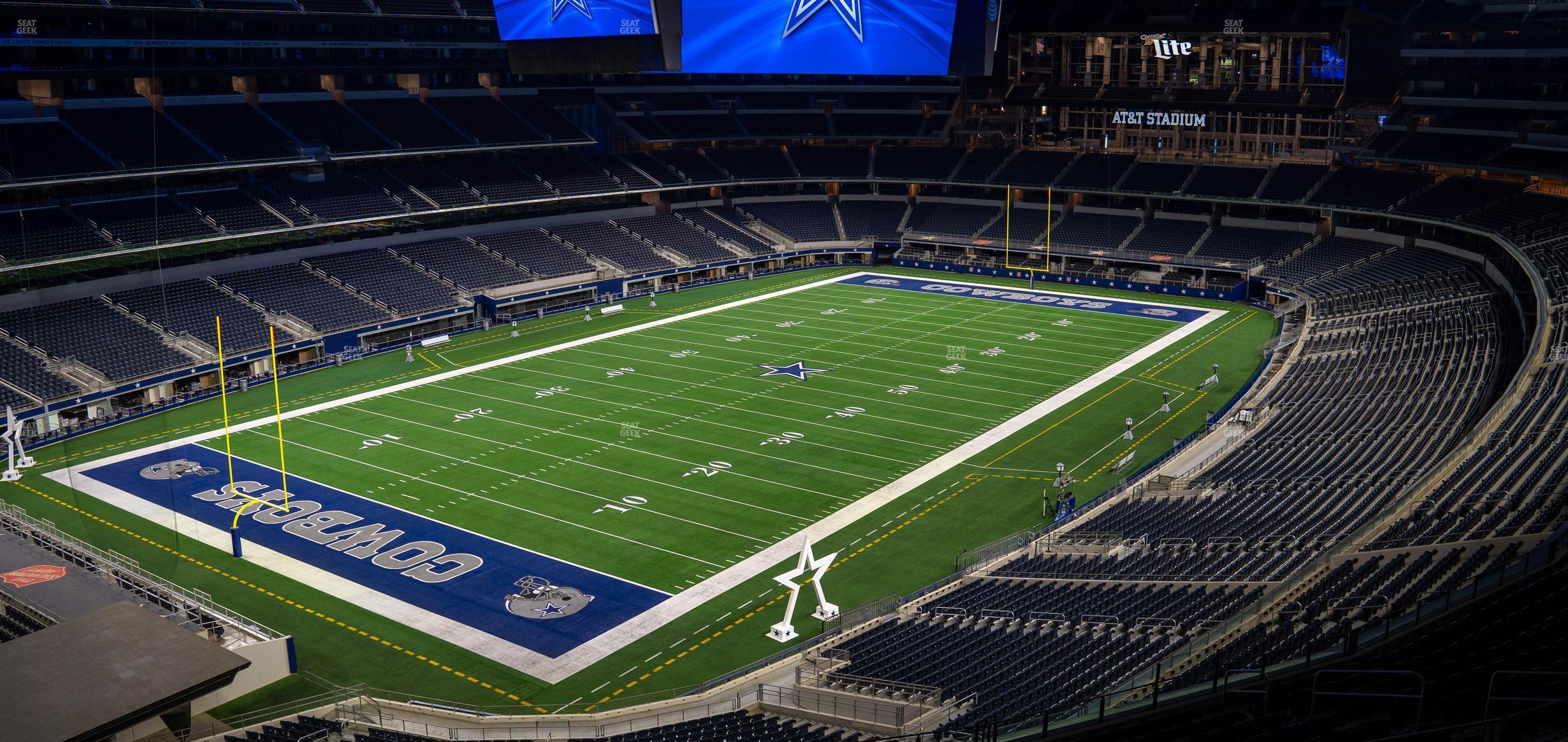 Seating view for AT&T Stadium Section Silver Suite 417