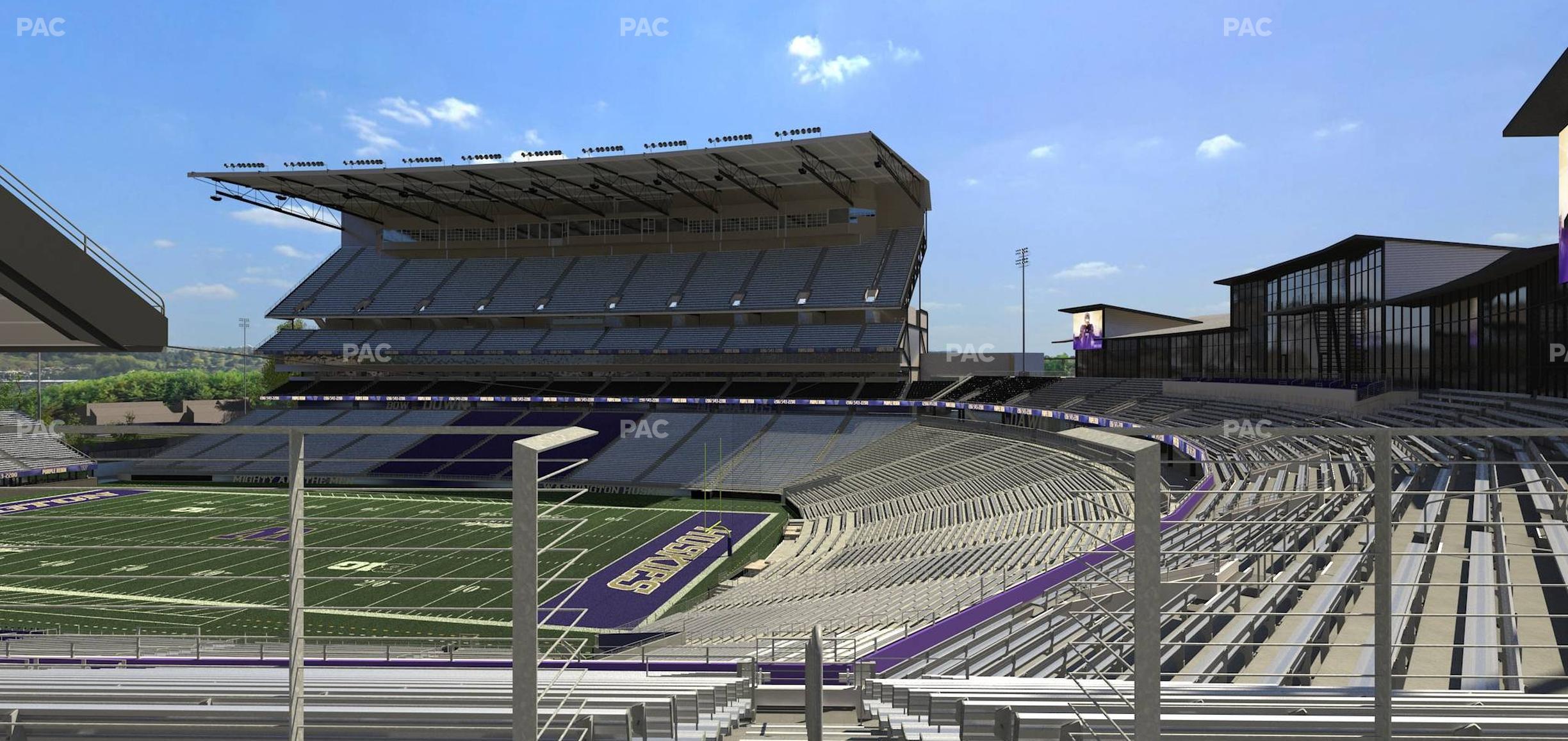 Seating view for Husky Stadium Section Patio Suites