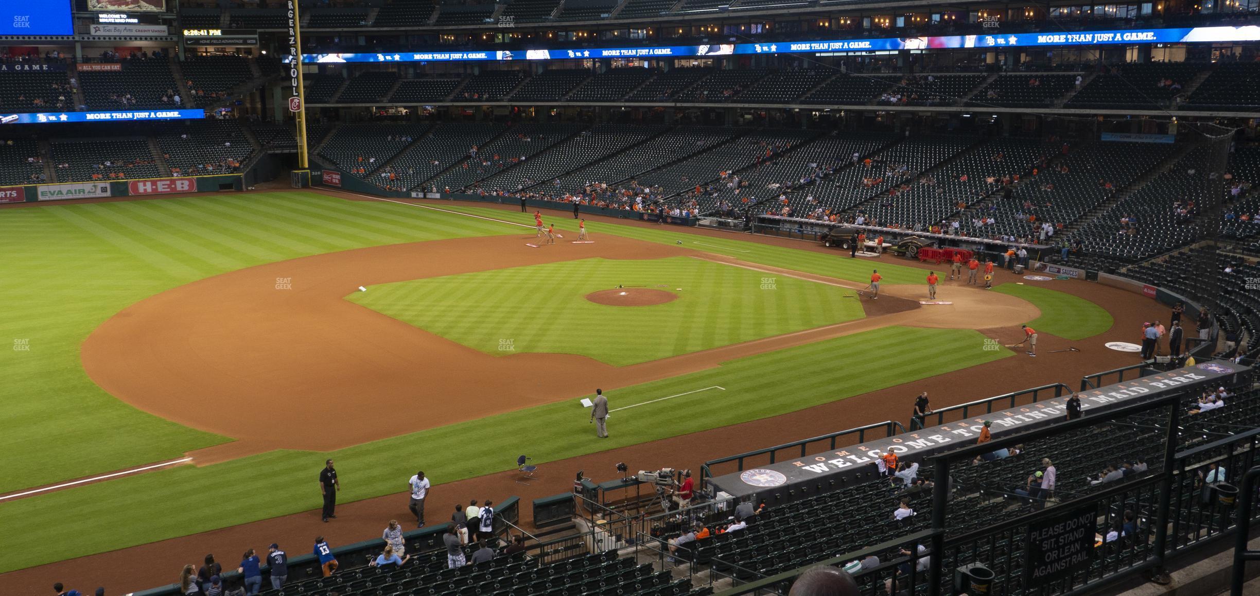 Seating view for Minute Maid Park Section 210