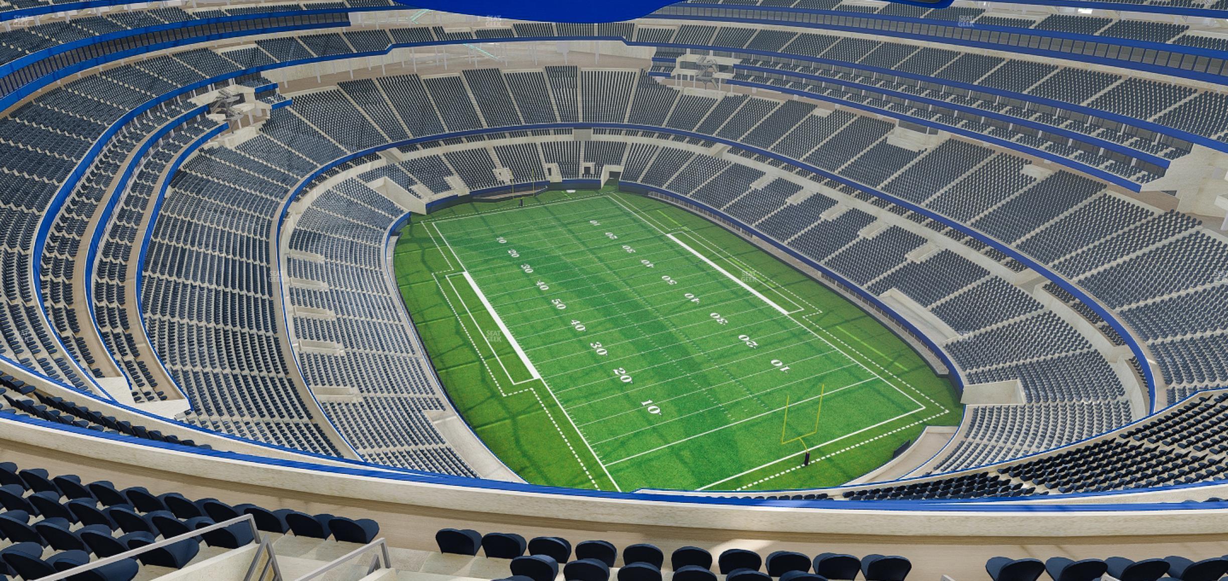 Seating view for SoFi Stadium Section 551