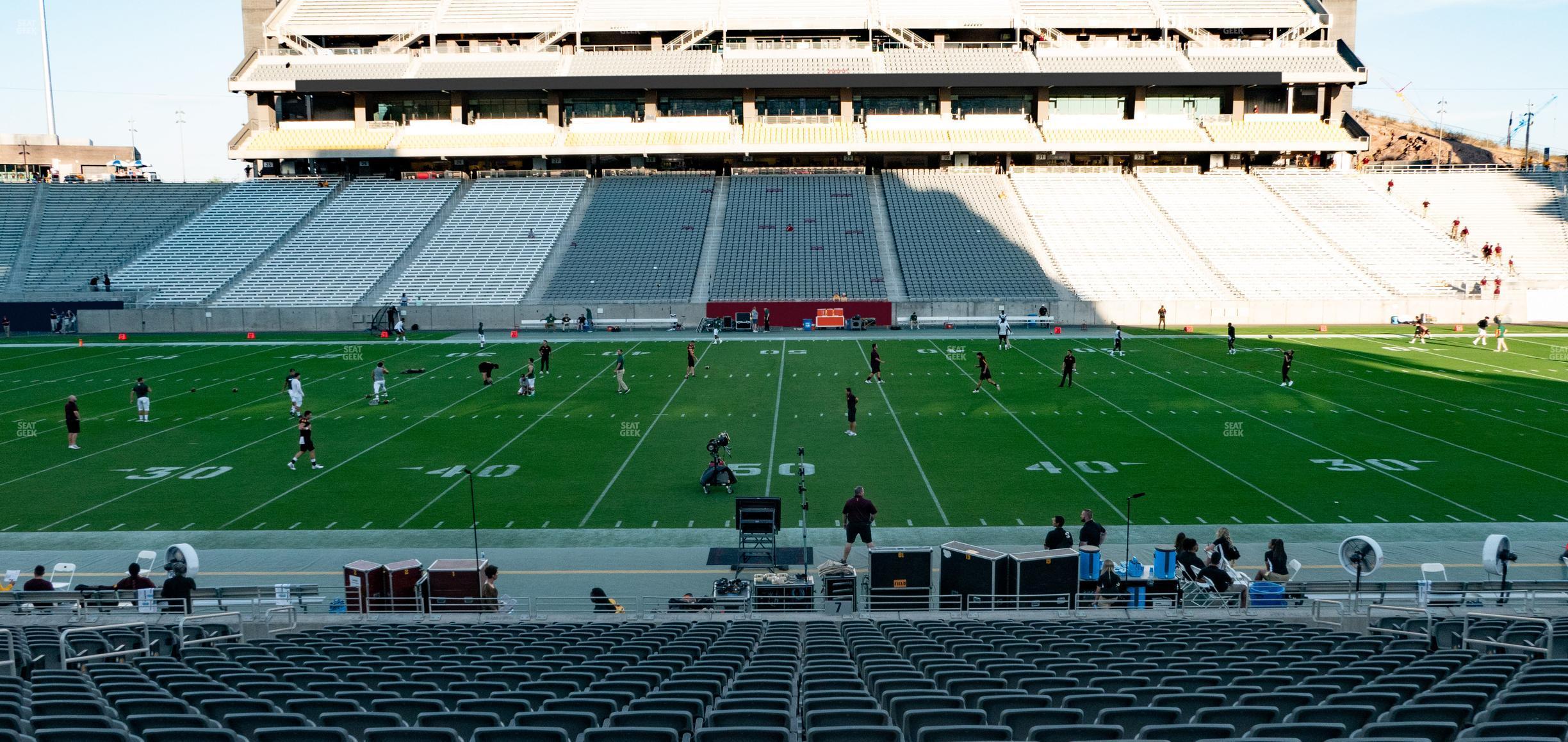 Seating view for Mountain America Stadium Section 7