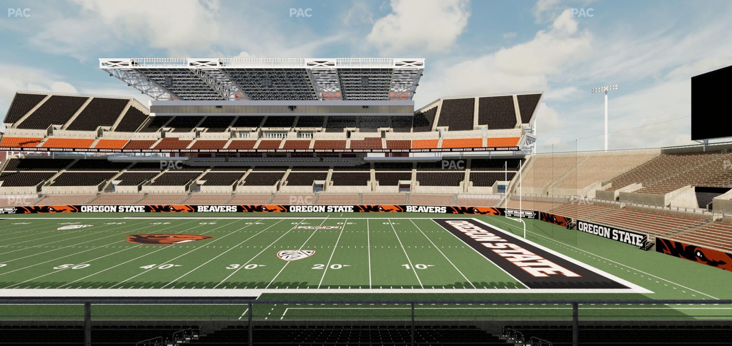 Seating view for Reser Stadium Section West Club 2