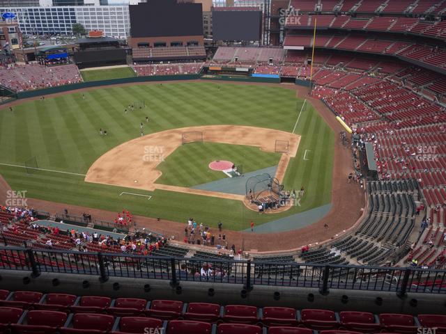 Seating view for Busch Stadium Section Infield Terrace 453