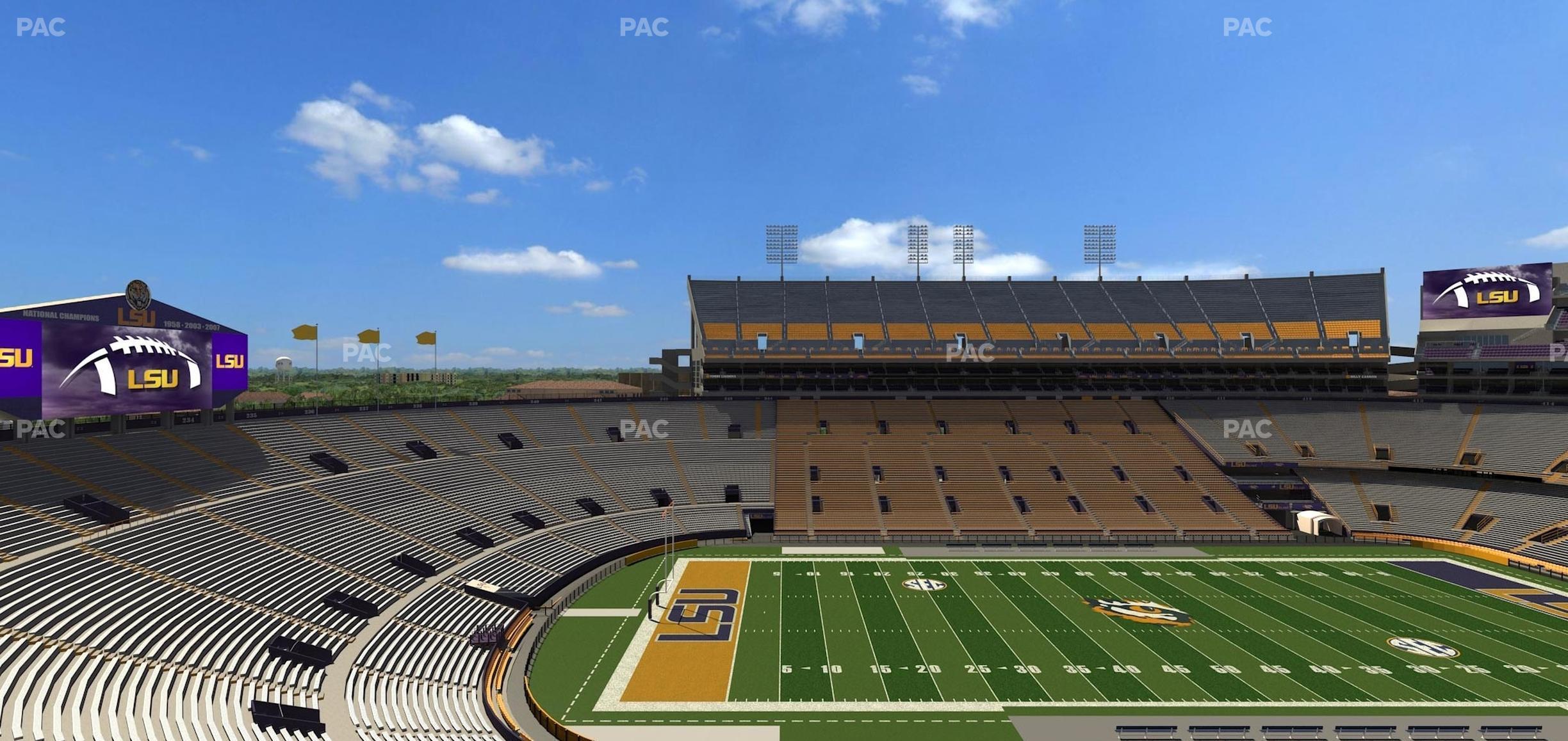 Seating view for Tiger Stadium Section Club 209