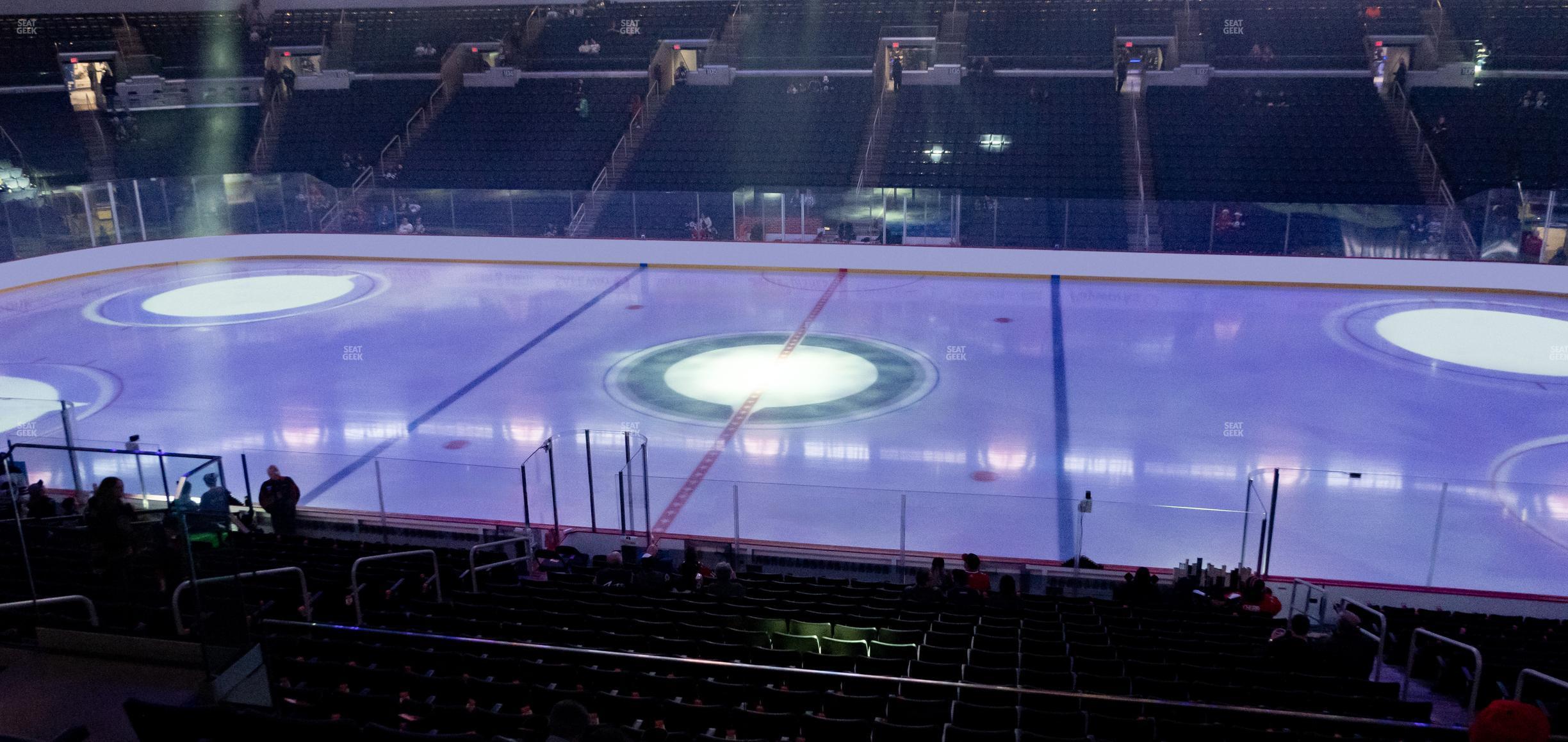 Seating view for Canada Life Centre Section 218