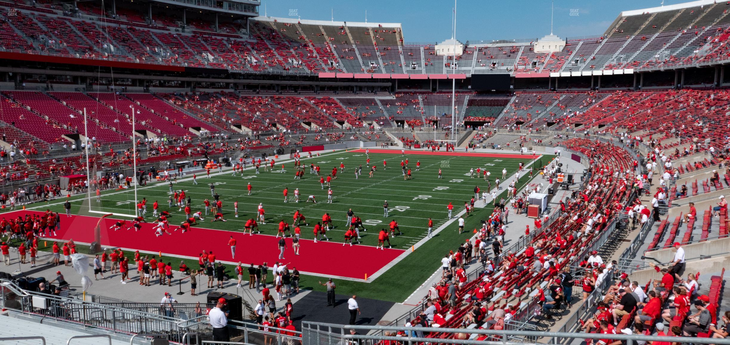 Seating view for Ohio Stadium Section 34 A