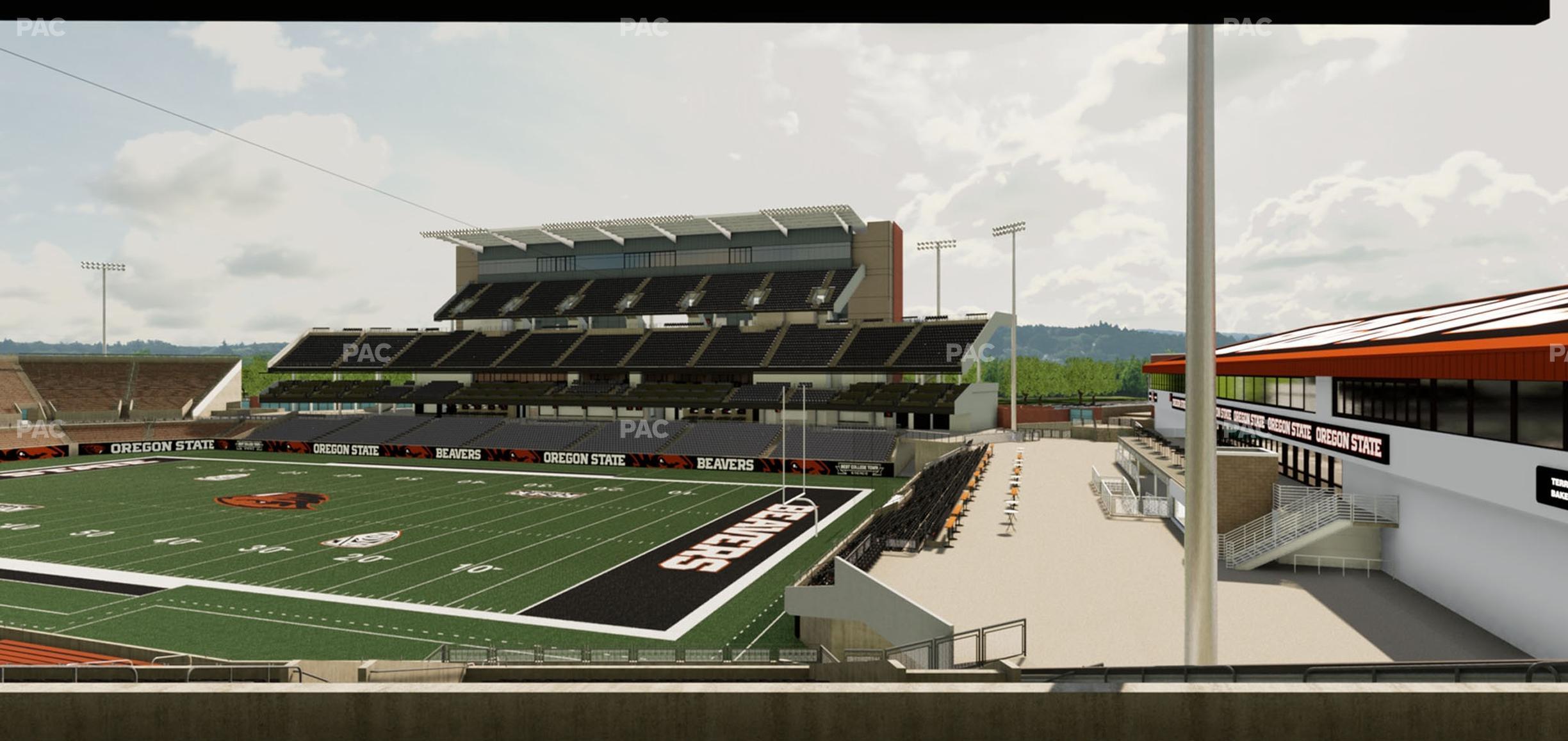 Seating view for Reser Stadium Section 111