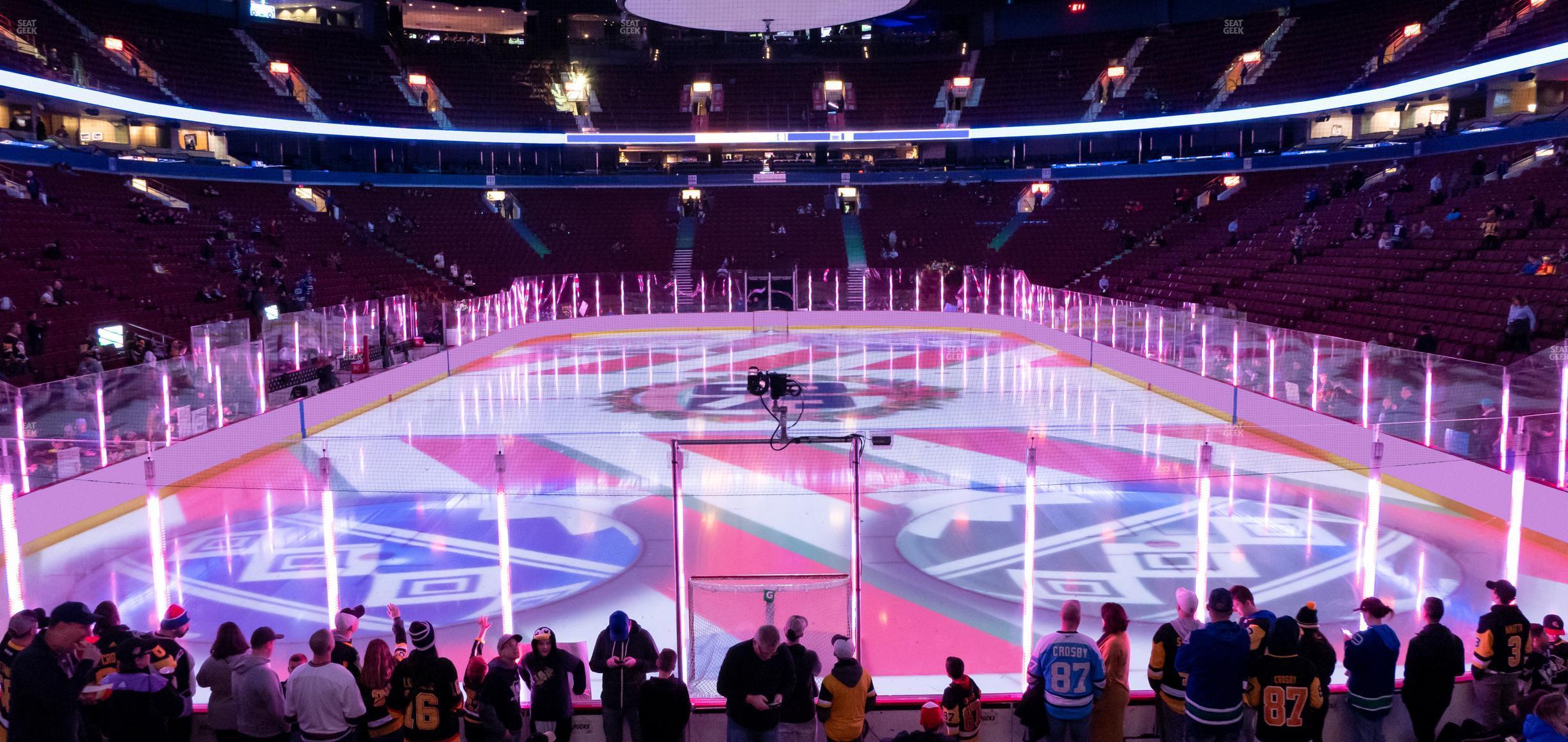 Seating view for Rogers Arena Section 111