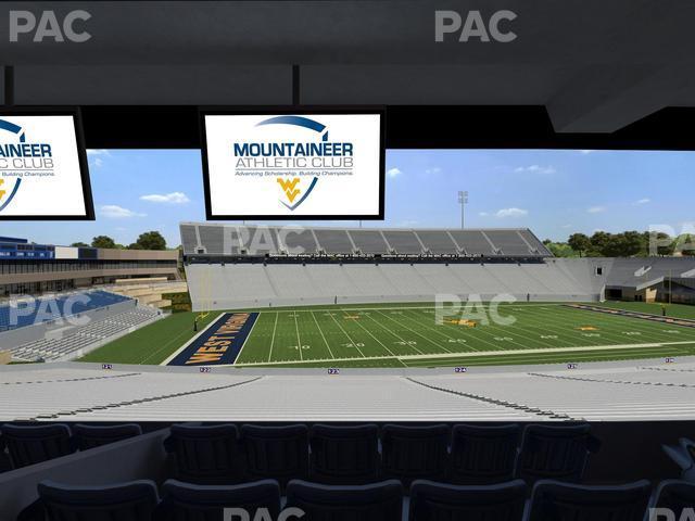 Seating view for Mountaineer Field at Milan Puskar Stadium Section Field Box 48