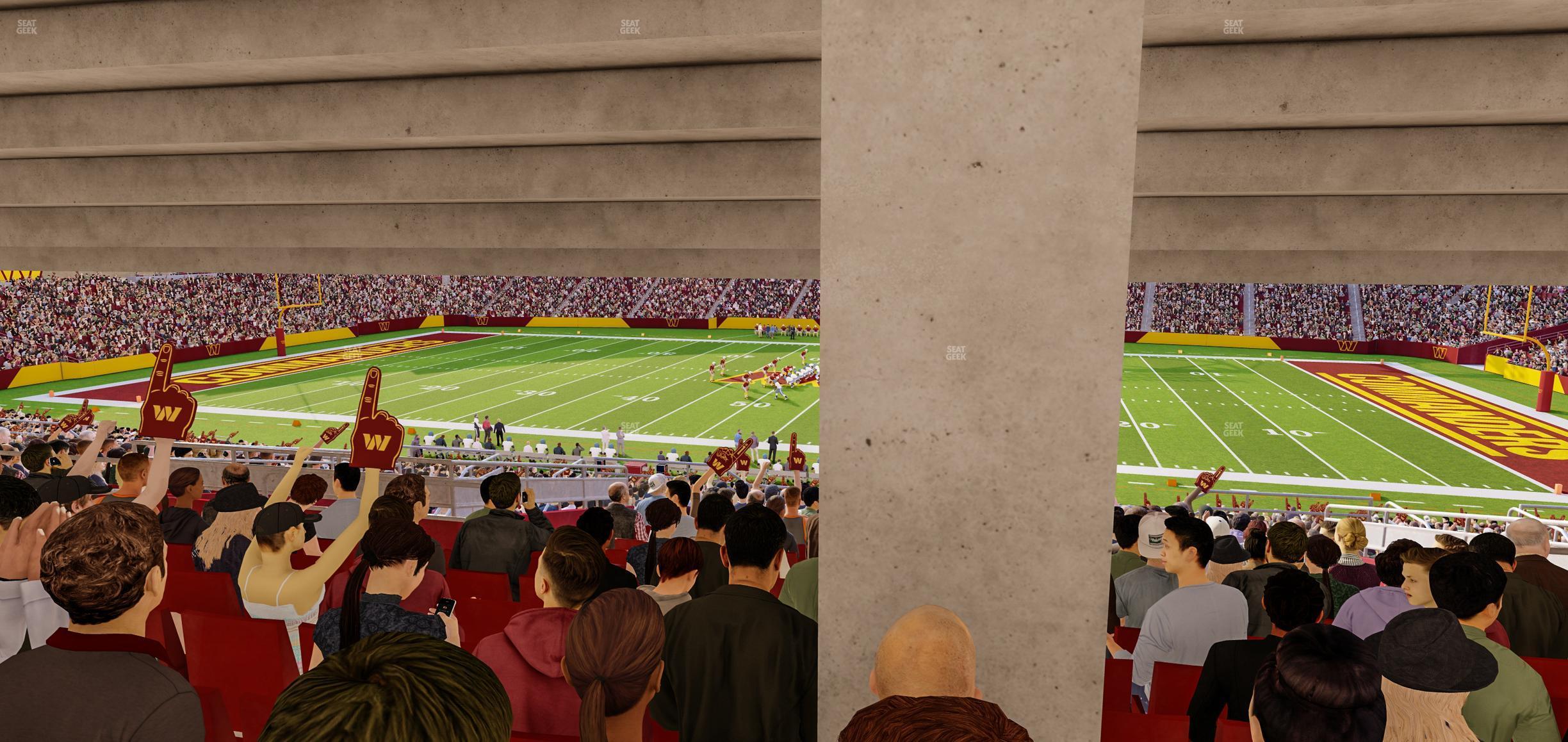 Seating view for Northwest Stadium Section 220