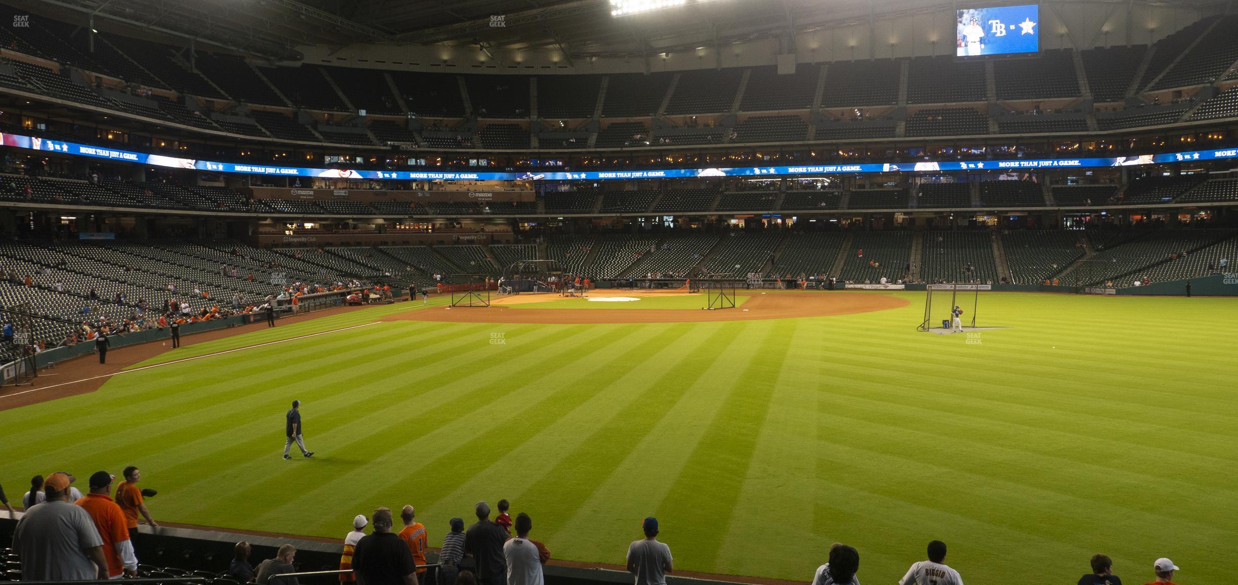 Seating view for Minute Maid Park Section 154