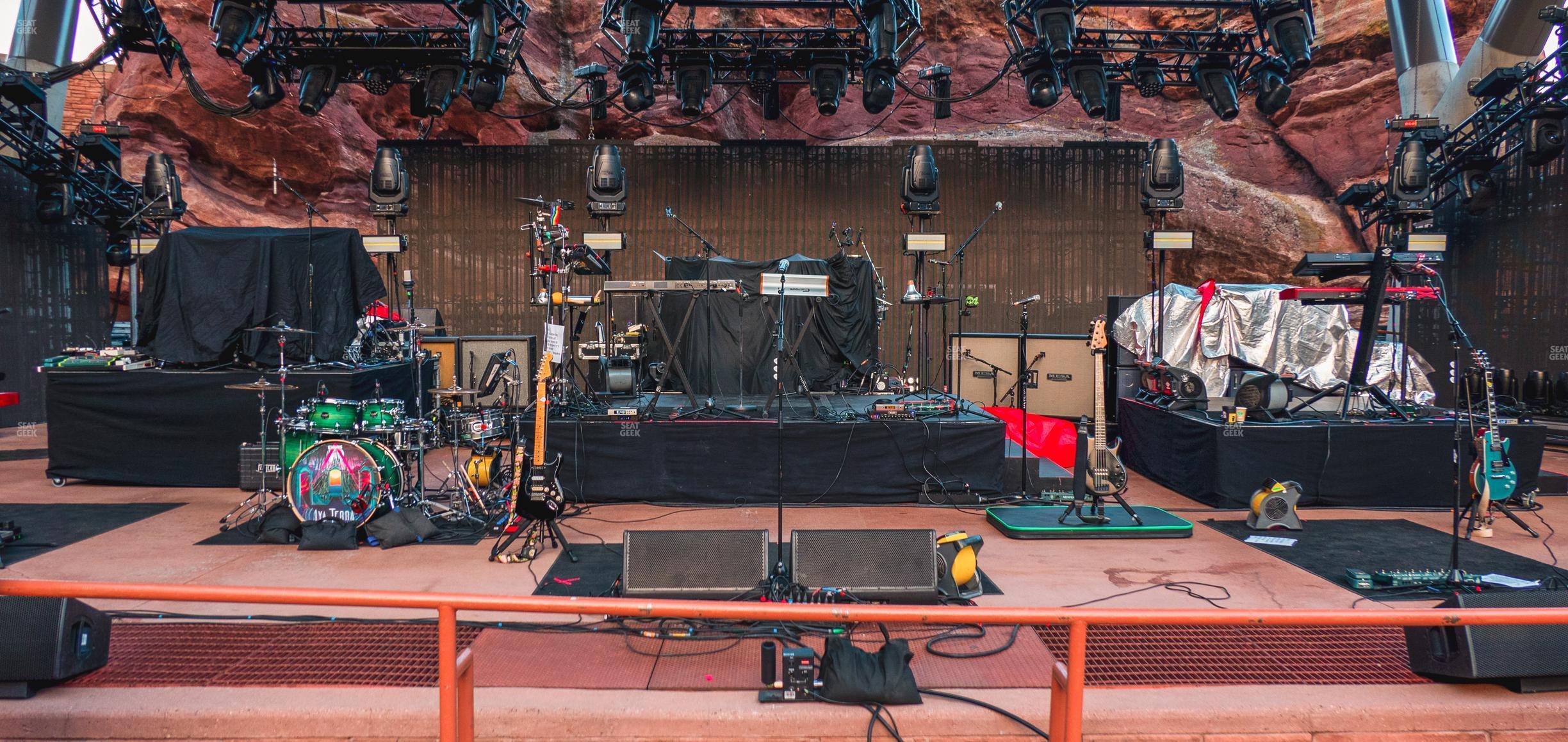 Seating view for Red Rocks Amphitheatre Section Front Ada