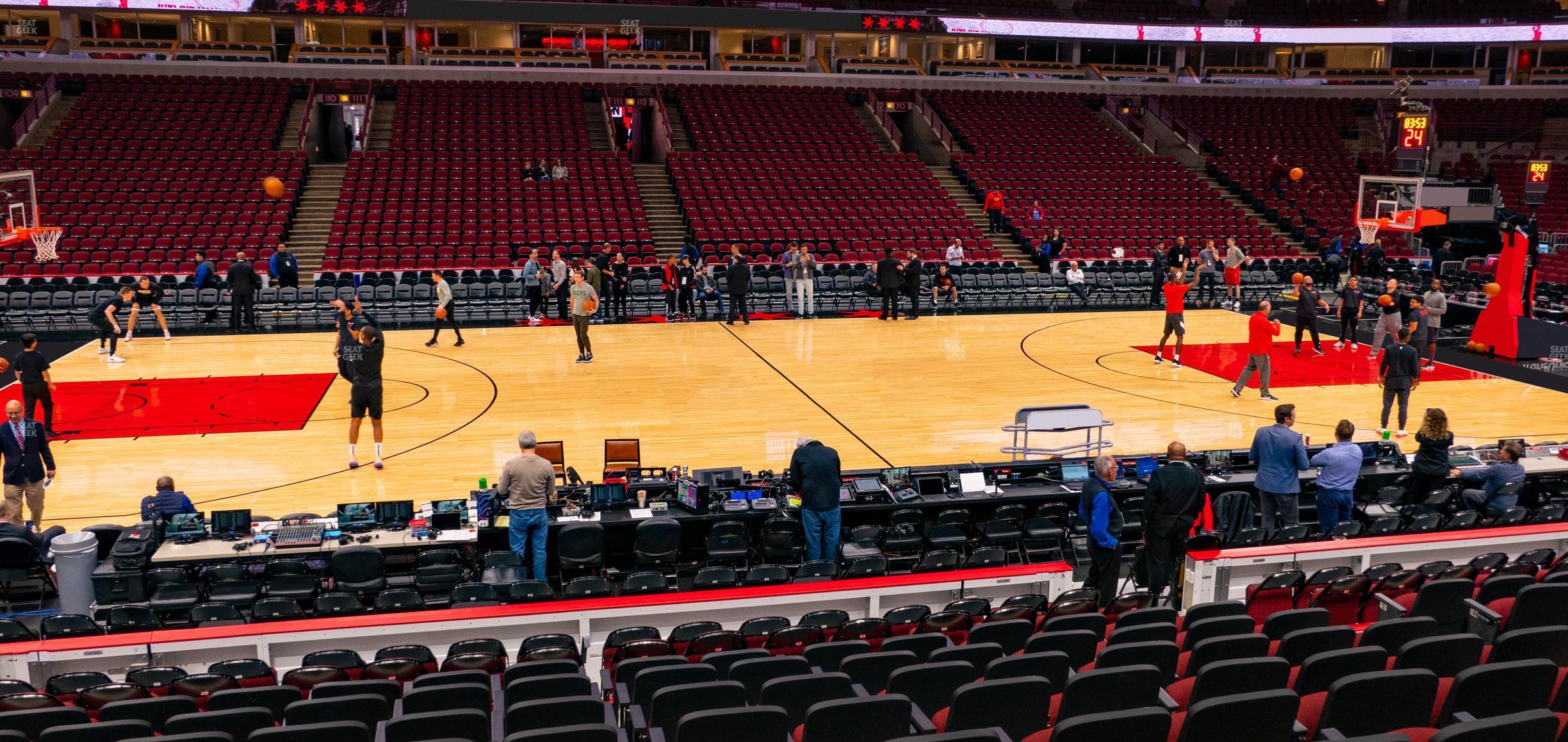 Seating view for United Center Section 101