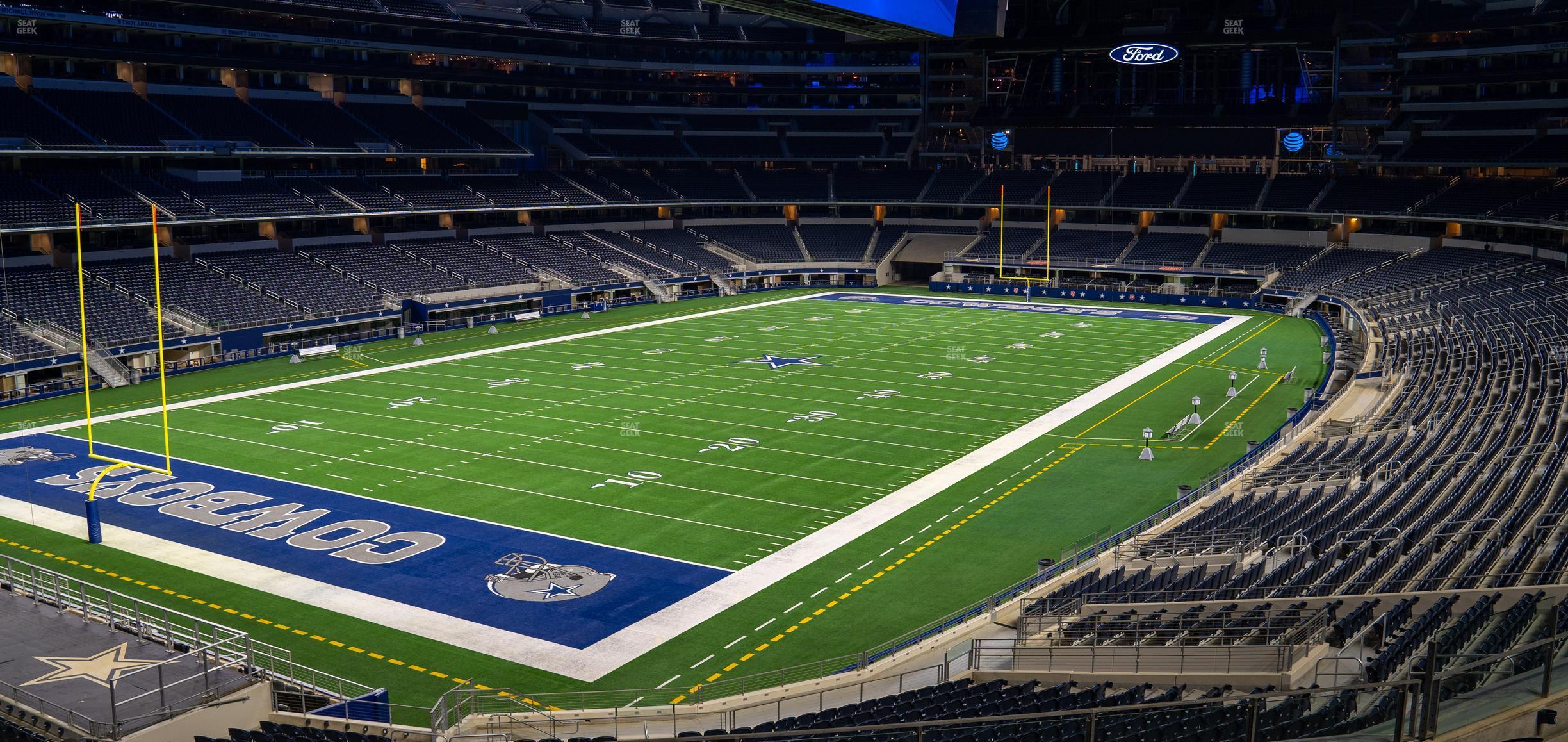 Seating view for AT&T Stadium Section 218