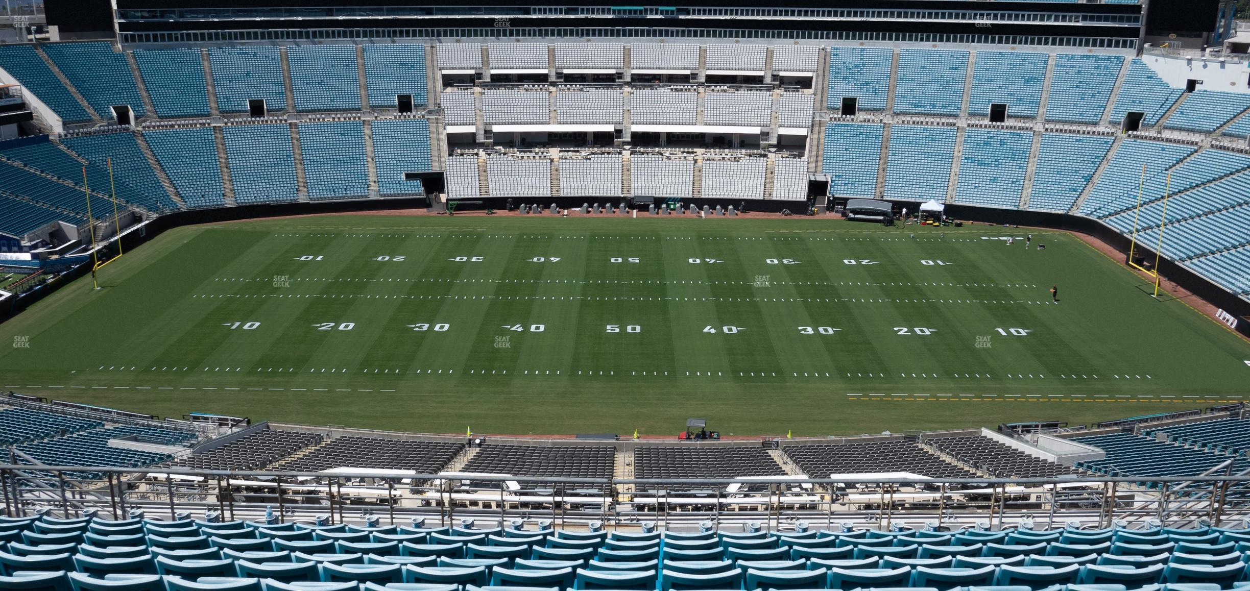 Seating view for EverBank Stadium Section 436