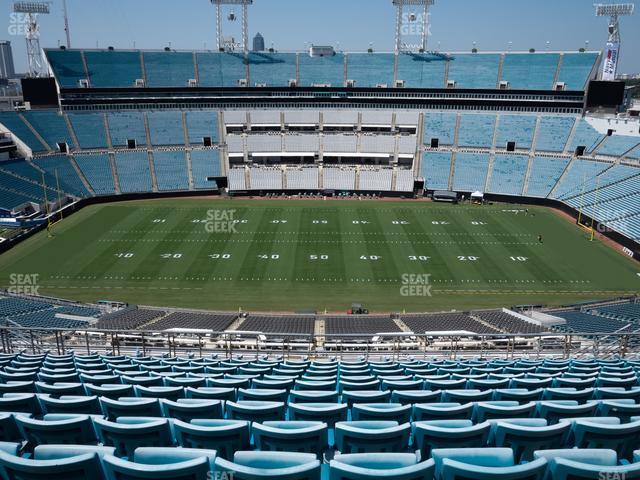 Seating view for EverBank Stadium Section 436