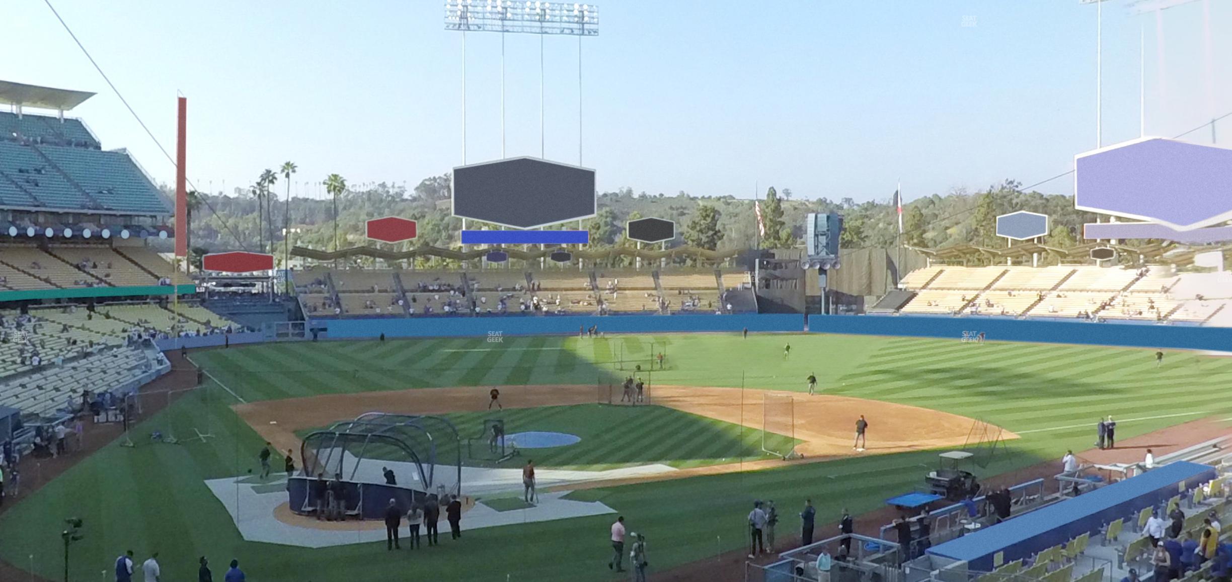 Seating view for Dodger Stadium Section 114 Lg