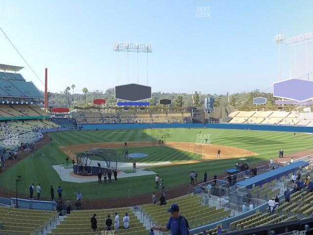 Seating view for Dodger Stadium Section 114 Lg