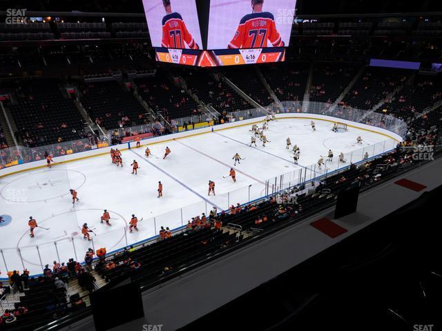 Seating view for Rogers Place Section Loge 27