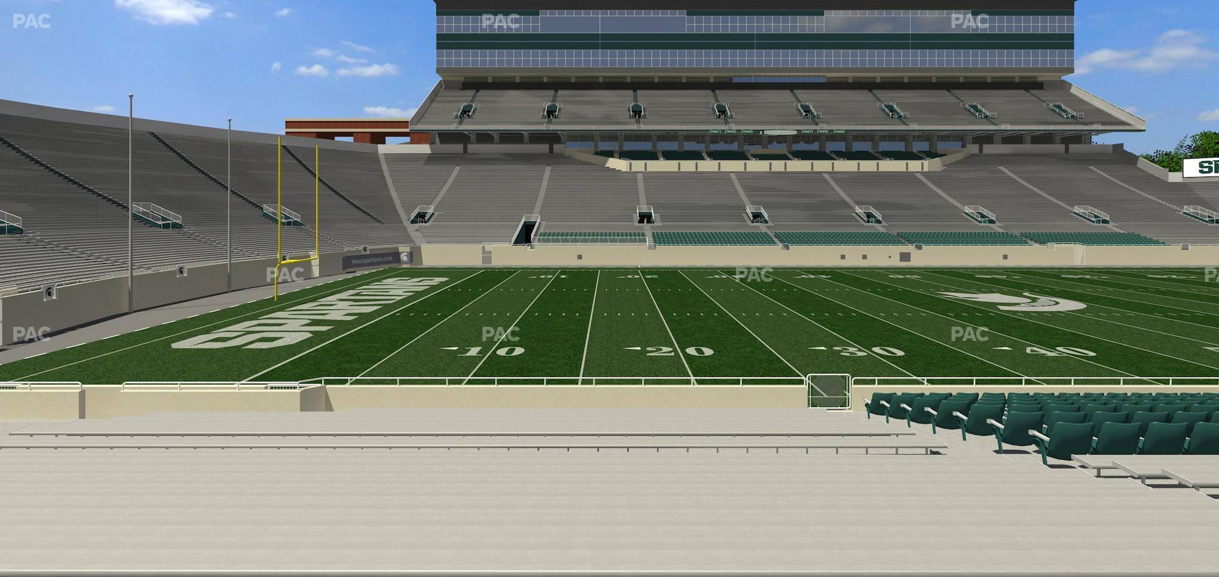 Seating view for Spartan Stadium (Michigan) Section 10