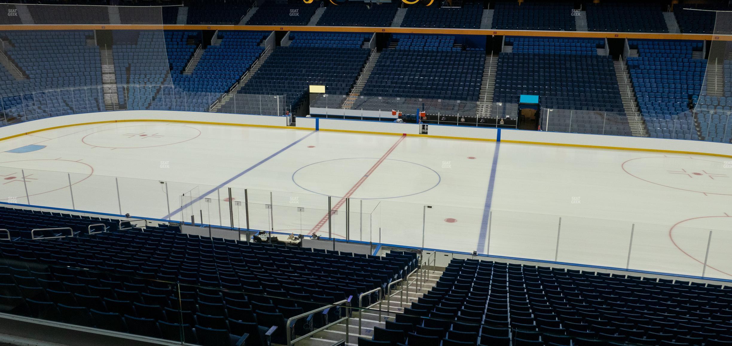 Seating view for KeyBank Center Section 217