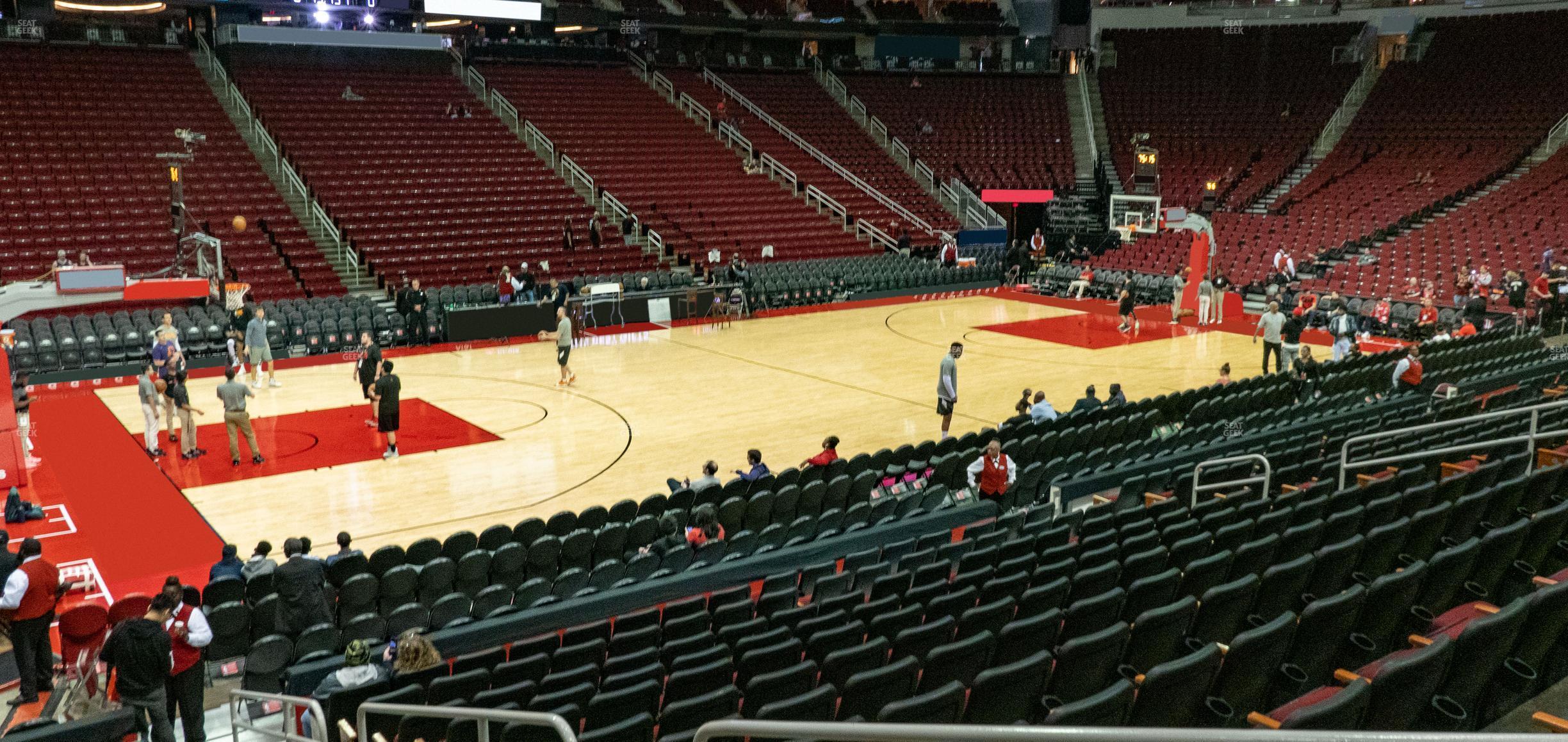 Seating view for Toyota Center Section C 109