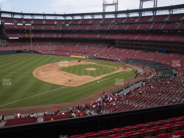 Seating view for Busch Stadium Section Third Base Loge 263