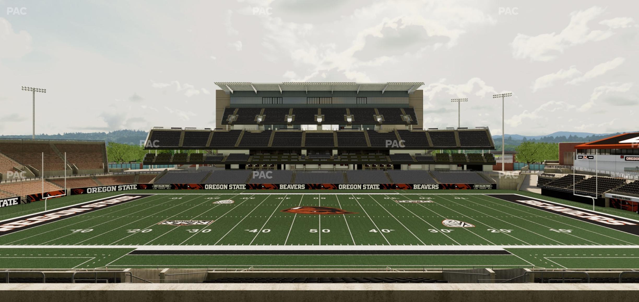 Seating view for Reser Stadium Section 116