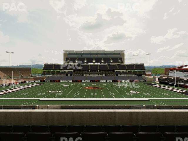 Seating view for Reser Stadium Section 116