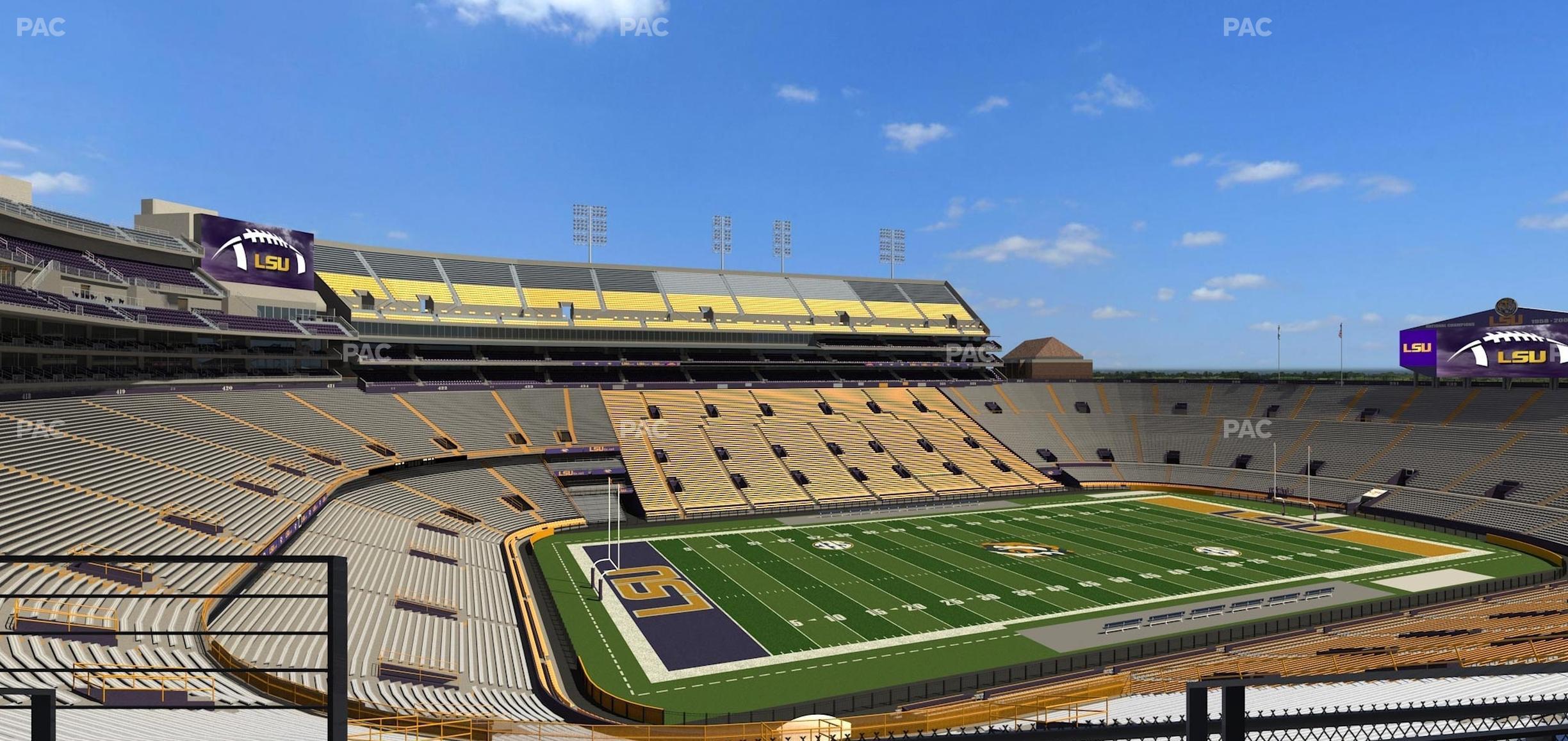 Seating view for Tiger Stadium Section Suite 130