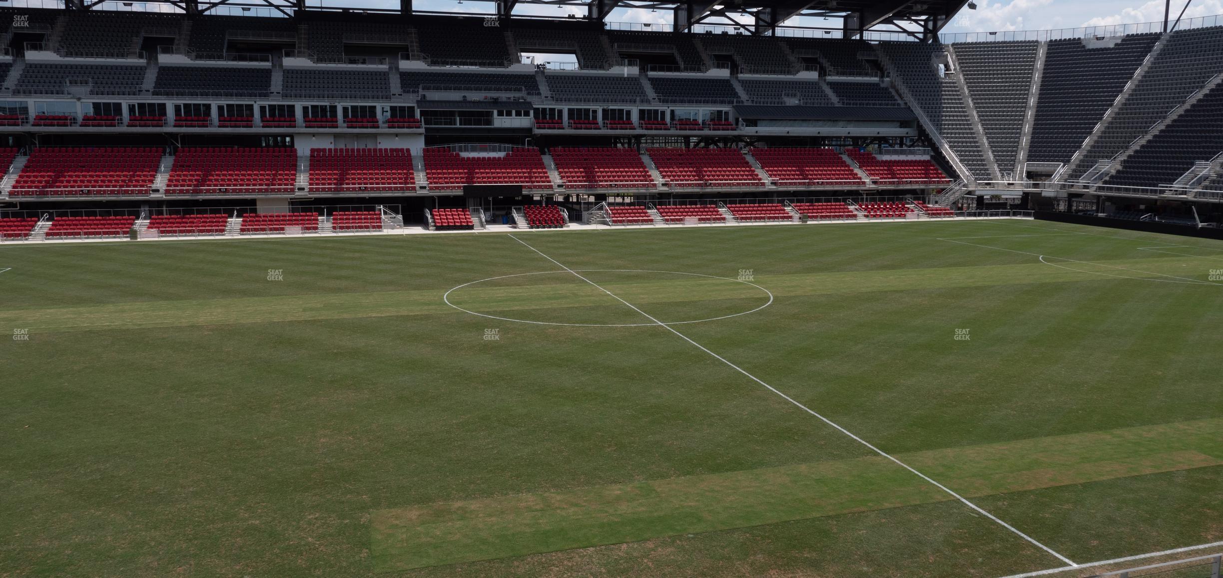 Seating view for Audi Field Section 128