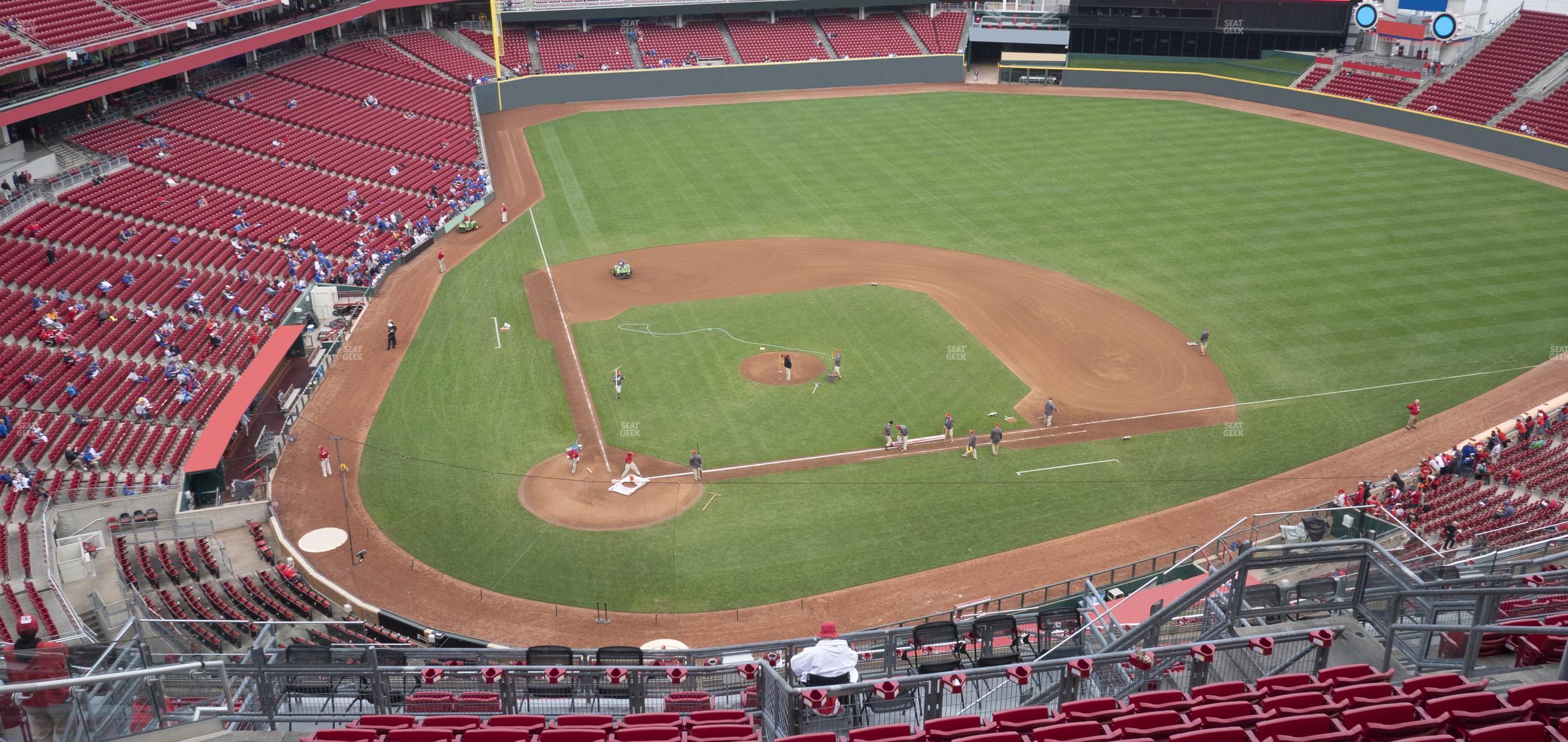 Seating view for Great American Ball Park Section 527