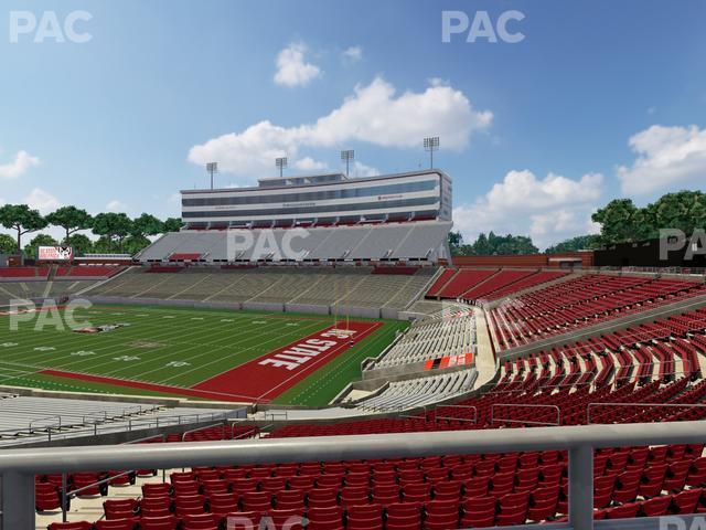 Seating view for Carter-Finley Stadium Section 227