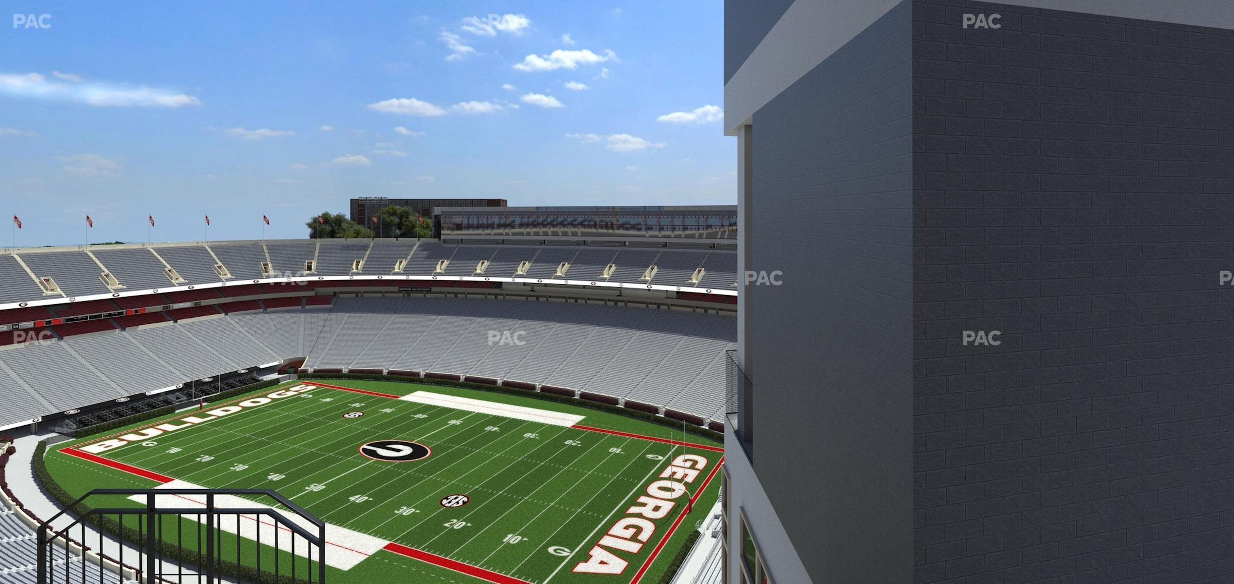 Seating view for Sanford Stadium Section 601