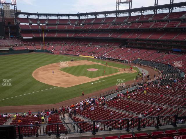 Seating view for Busch Stadium Section Third Base Loge 261