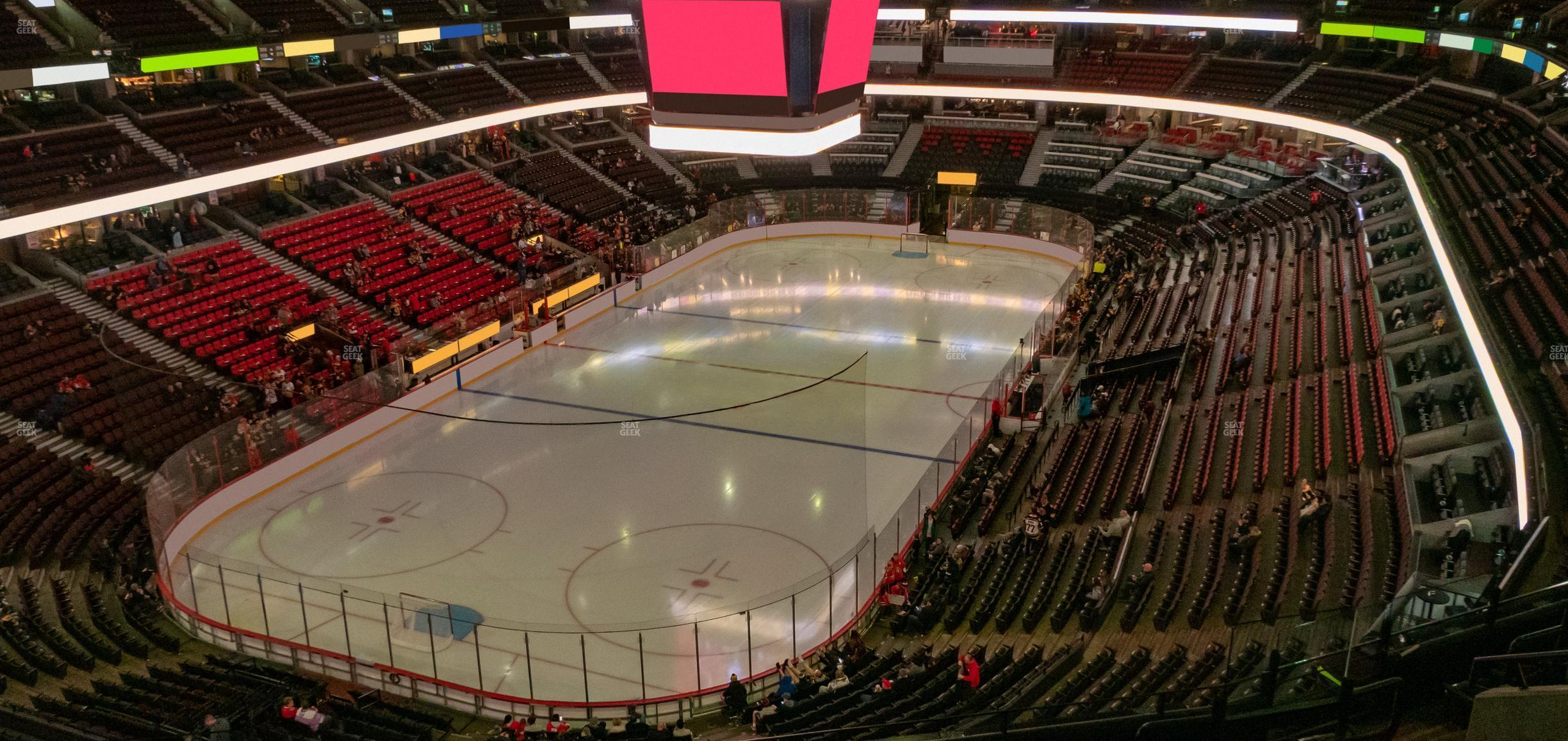 Seating view for Canadian Tire Centre Section 327