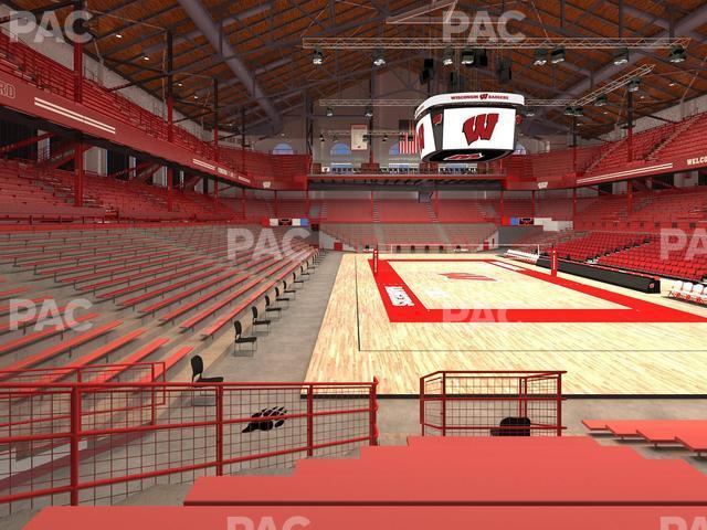 Seating view for Wisconsin Field House Section M