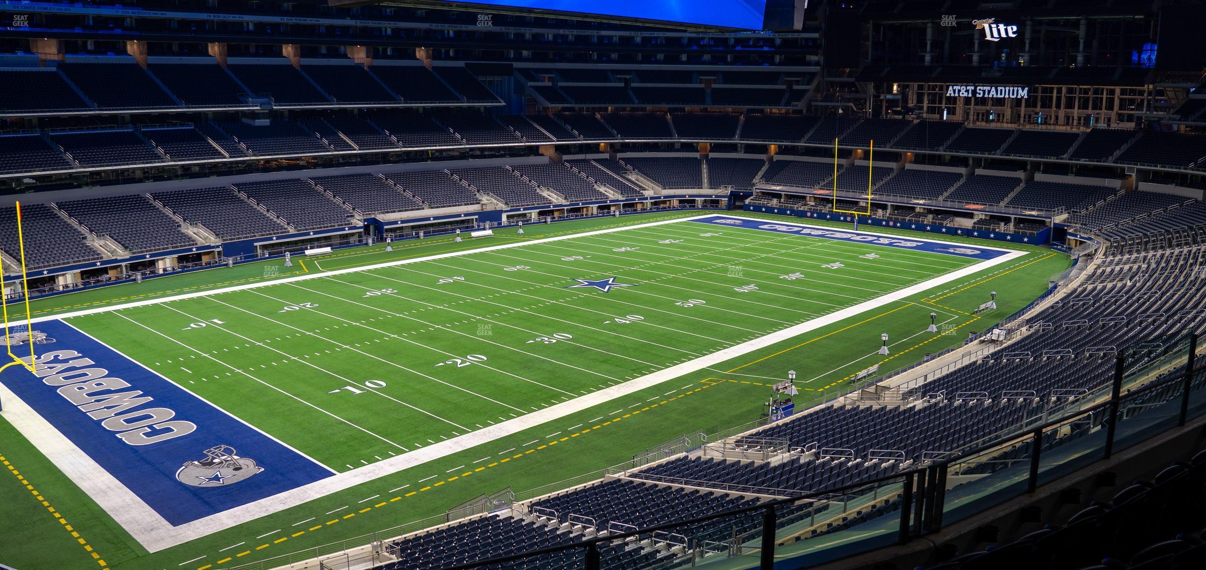 Seating view for AT&T Stadium Section 342