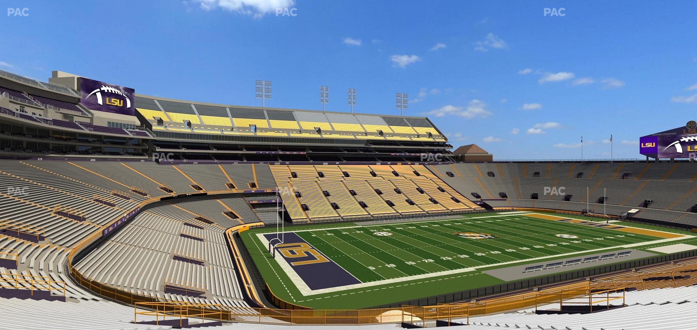 Seating view for Tiger Stadium Section 412