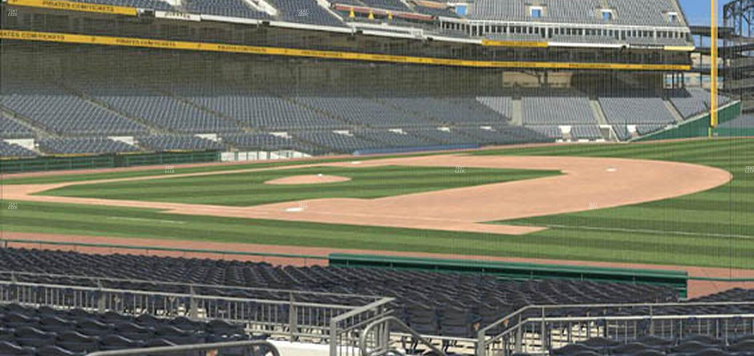 Seating view for PNC Park Section 105