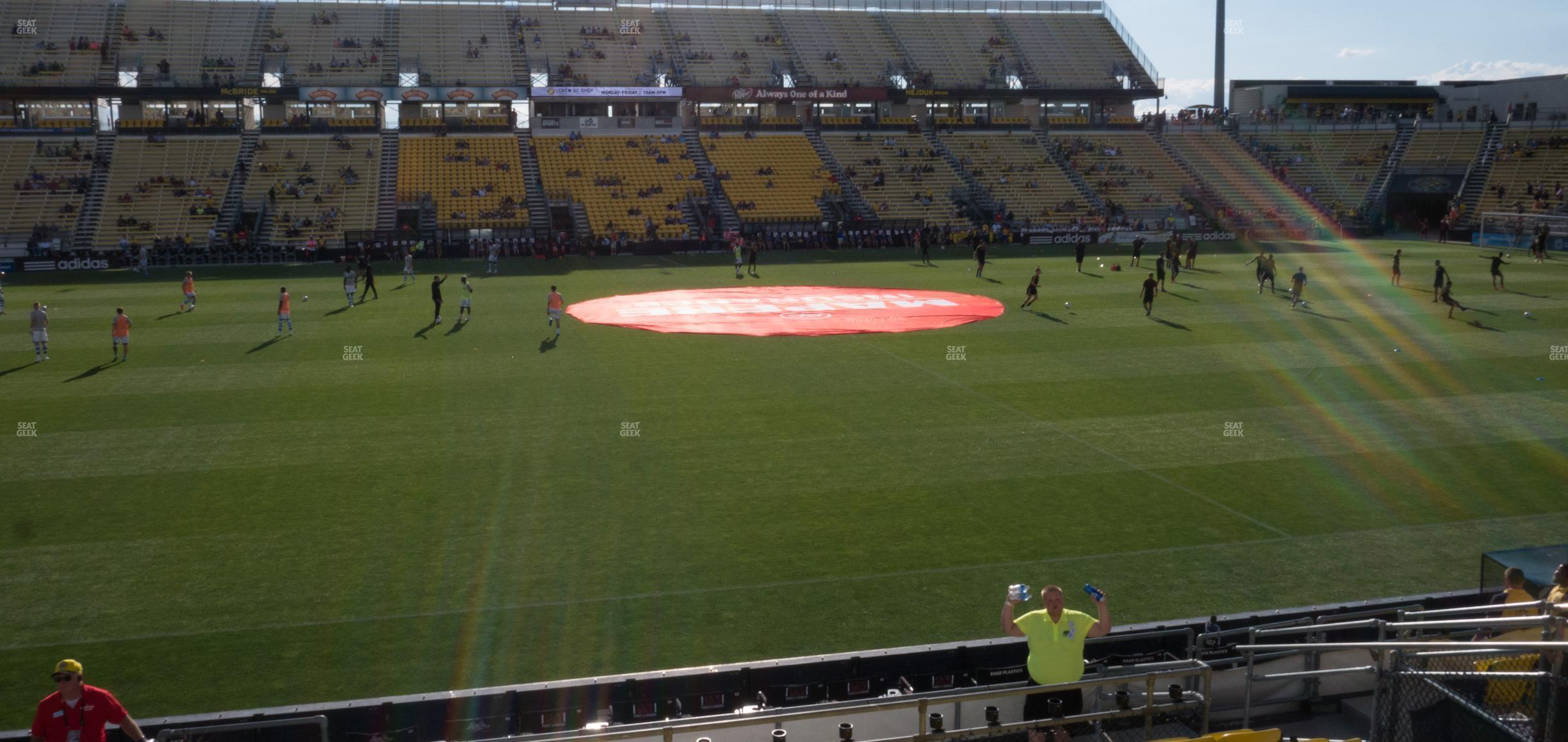 Seating view for Historic Crew Stadium Section 107