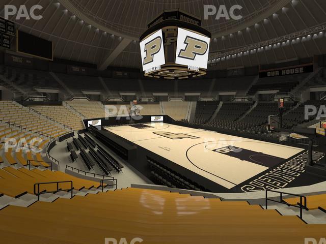 Seating view for Mackey Arena Section Lower 16