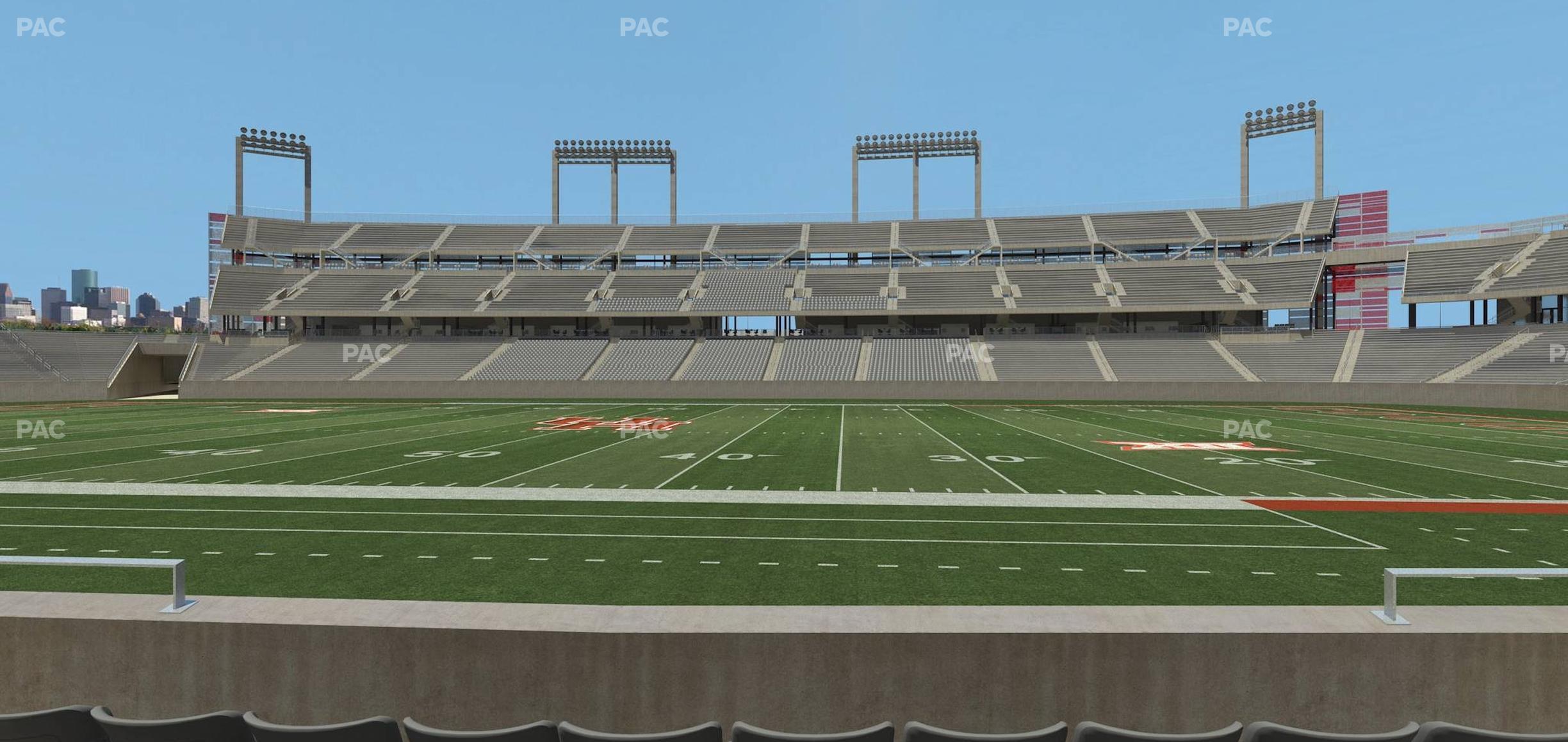 Seating view for TDECU Stadium Section 107