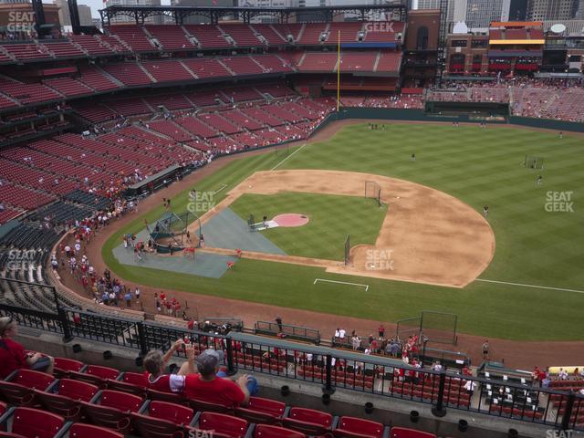 Seating view for Busch Stadium Section Infield Pavilion 342