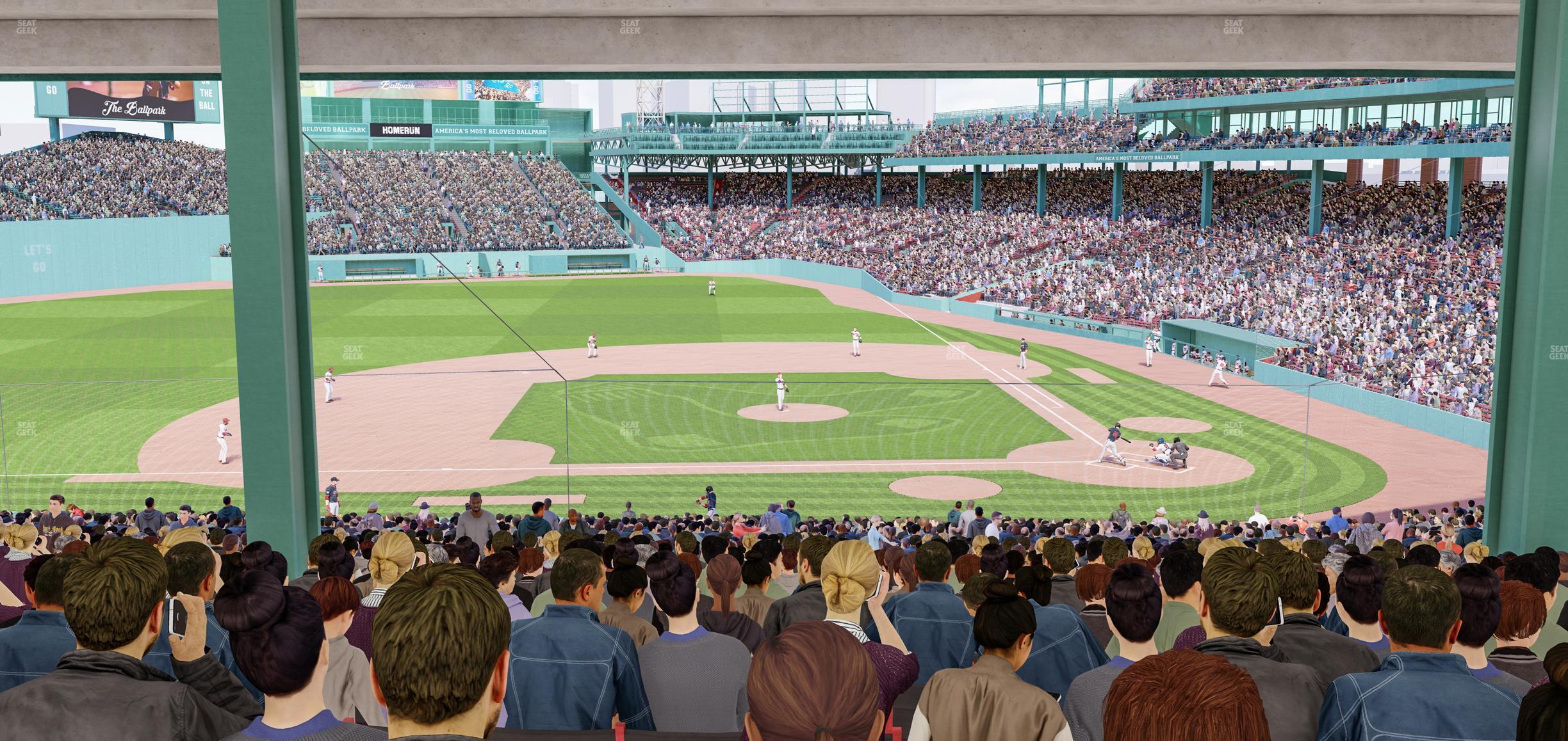 Seating view for Fenway Park Section Third Base Sro