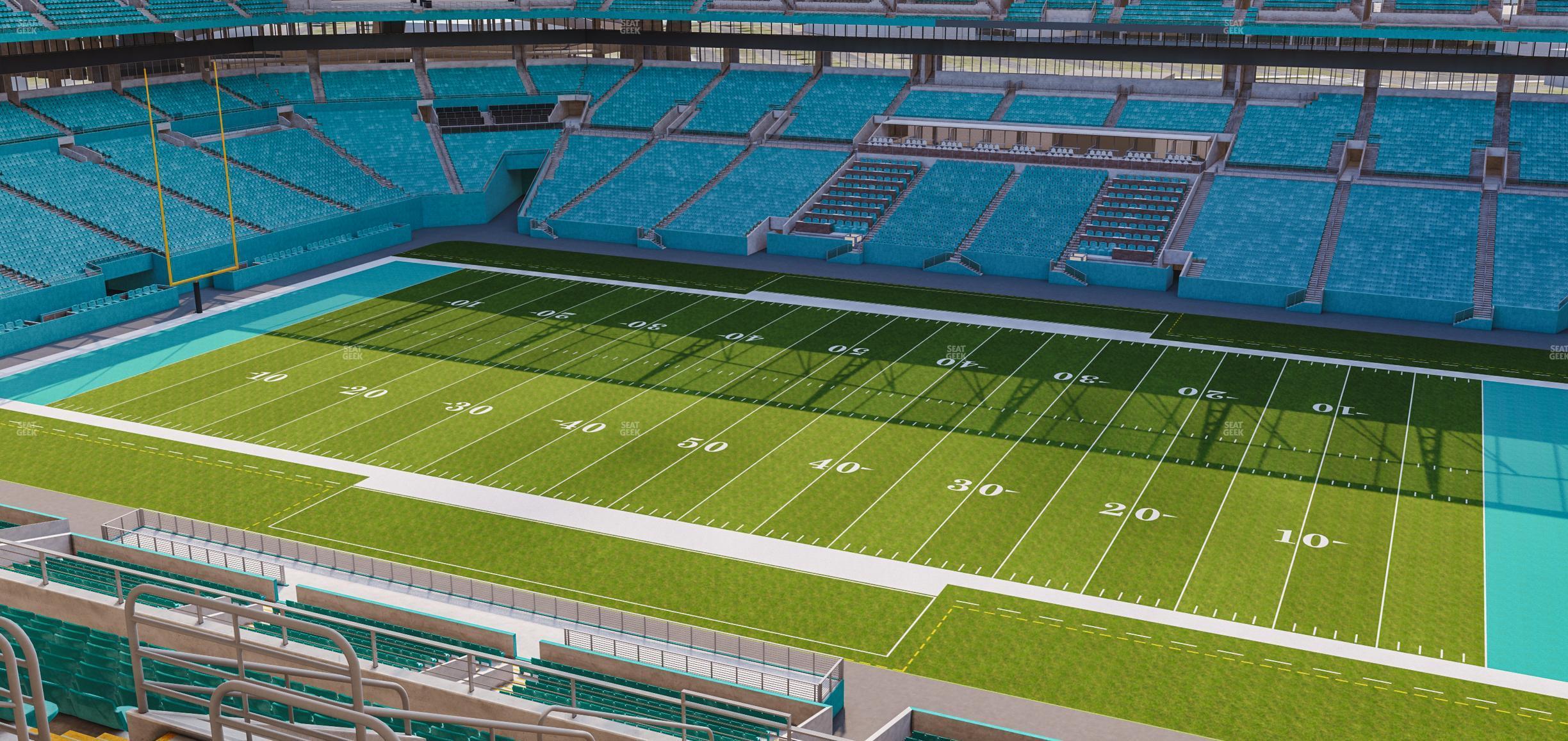 Seating view for Hard Rock Stadium Section 315