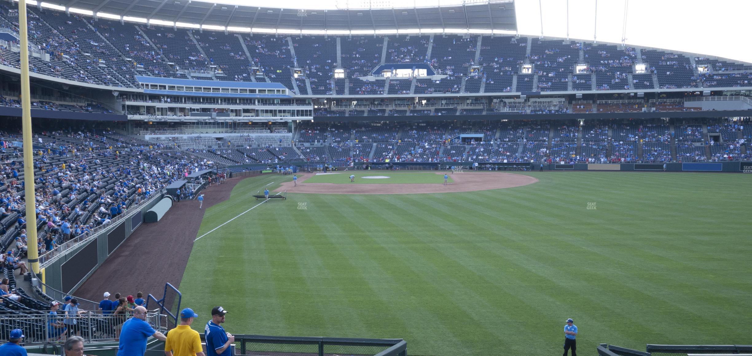 Seating view for Kauffman Stadium Section 251