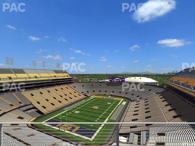 Seating view for Tiger Stadium Section 650