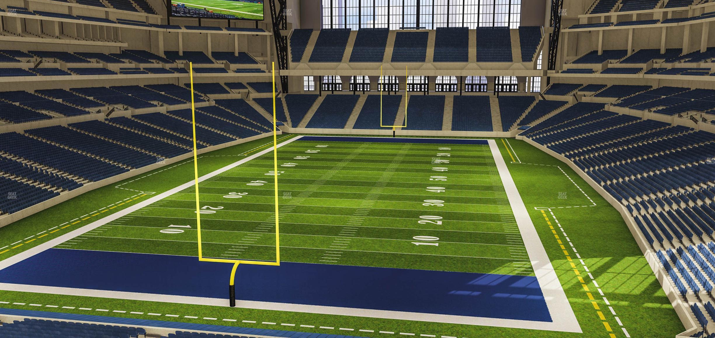 Seating view for Lucas Oil Stadium Section 325